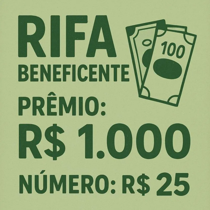 Imagem da campanha Campanha beneficente para ajudar na recuperação pós cirúrgica. Prêmio: Pix de mil reais!