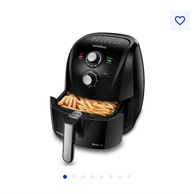 Imagem da campanha Air Fryer Mondial 4L Preta 10$