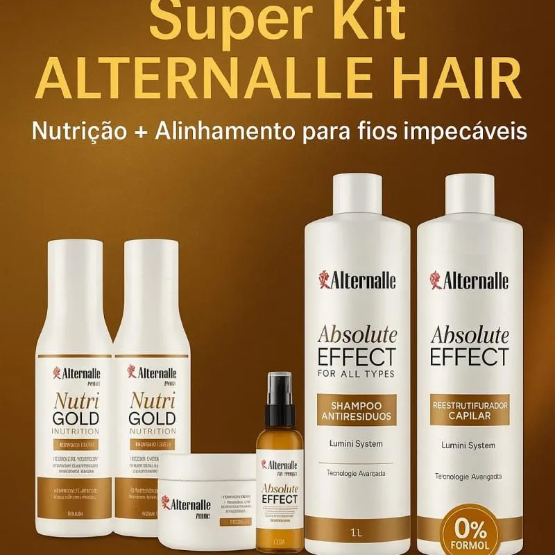Imagem da campanha Kit Alternalle Progriessiva sem Formol e Kit Manutenção