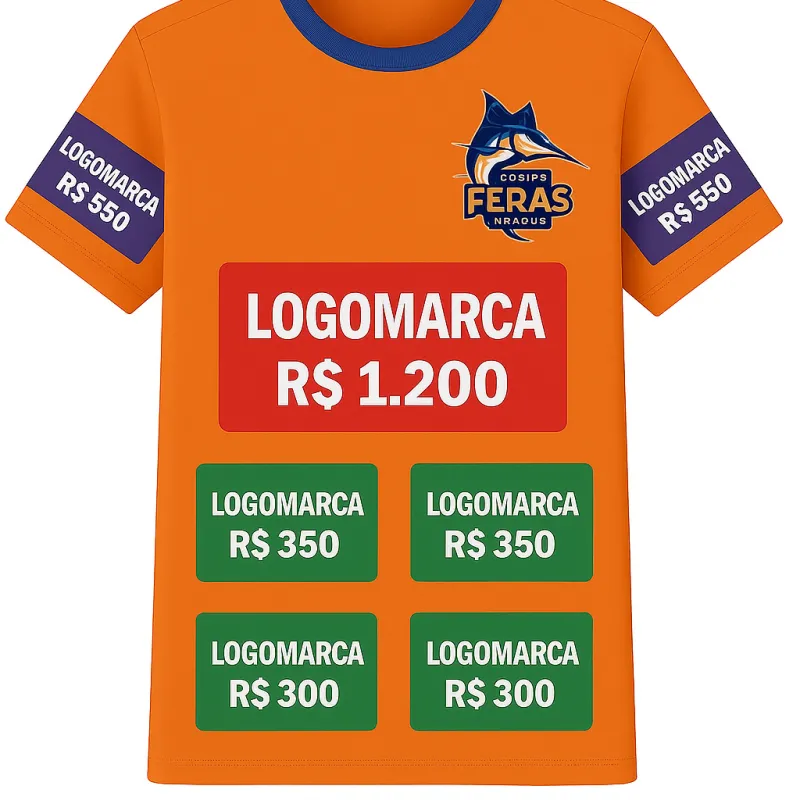 Imagem da campanha Rifa solidária Feras na Água - Apoie nossos atletas