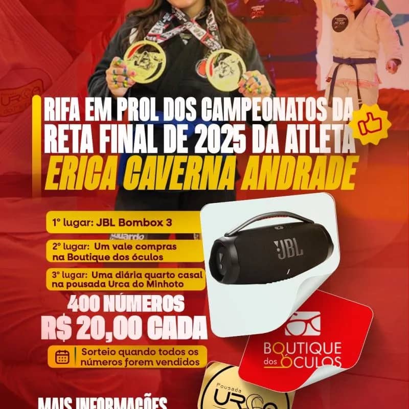 Imagem da campanha RIFA DA ALTETA ERICA CAVERNA ANDRADE