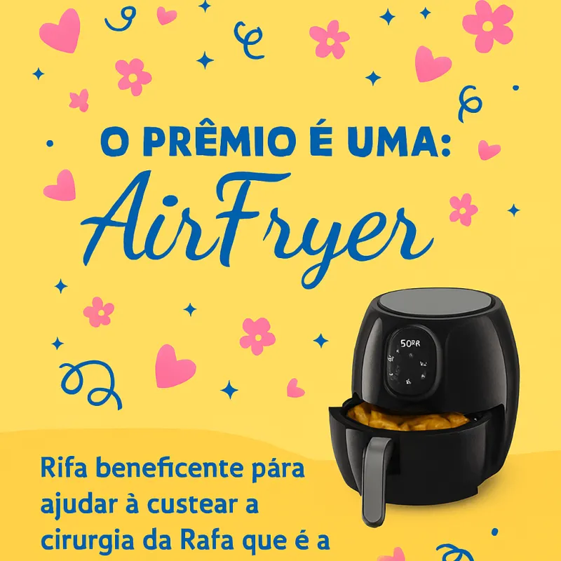Imagem da campanha AJUDE A RAFA!