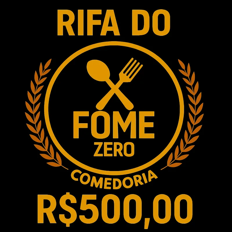 Imagem da campanha Rifa Fome Zero