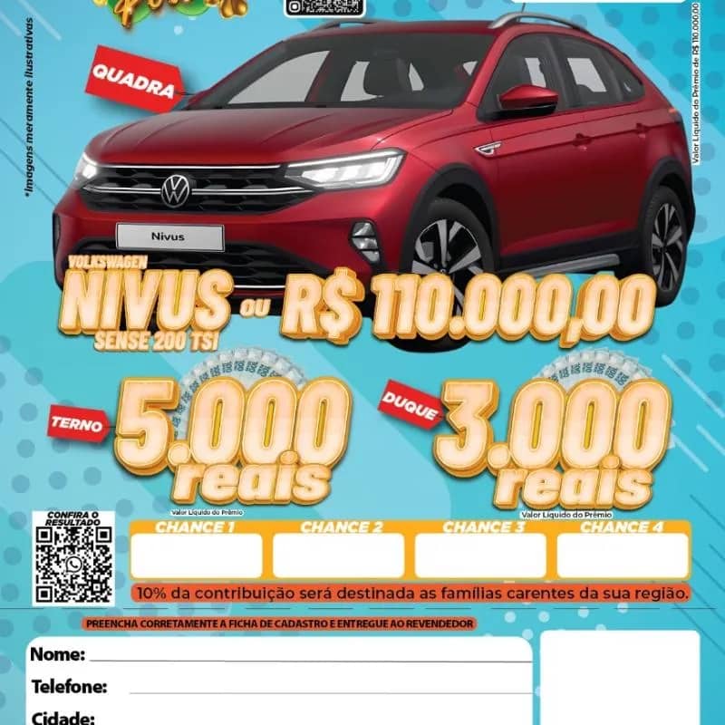 Imagem da campanha NIVUS 0KM OU 110 MIL NO PIX