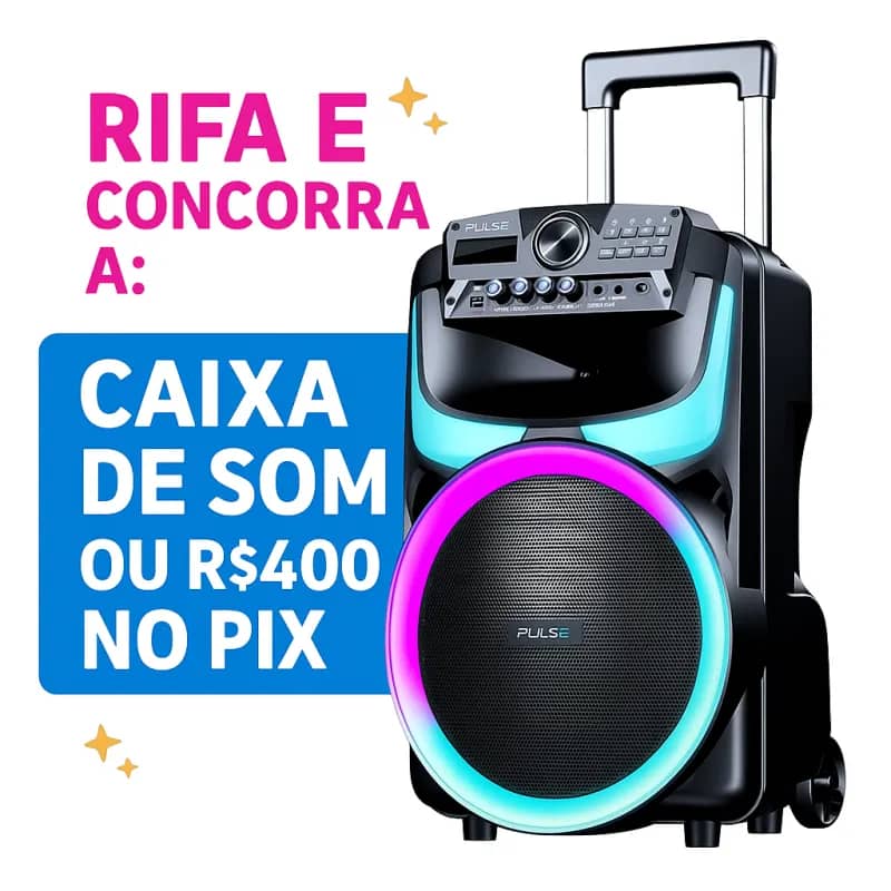 Imagem da campanha 🔊✨ Super Rifa Premiada ✨🔊