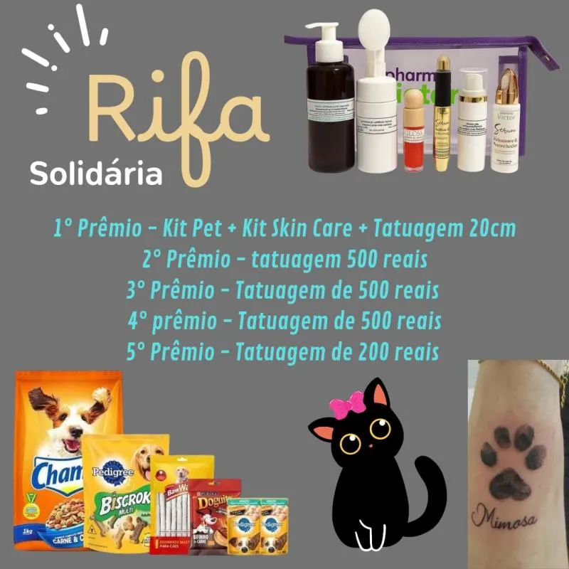 Imagem da campanha Rifa SOS NAZÁRIO