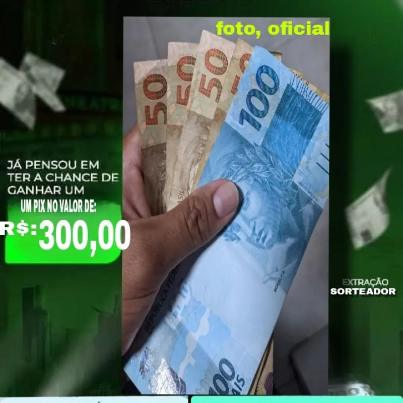 Imagem da campanha VALENDO UM PIX DE R$:300,00
