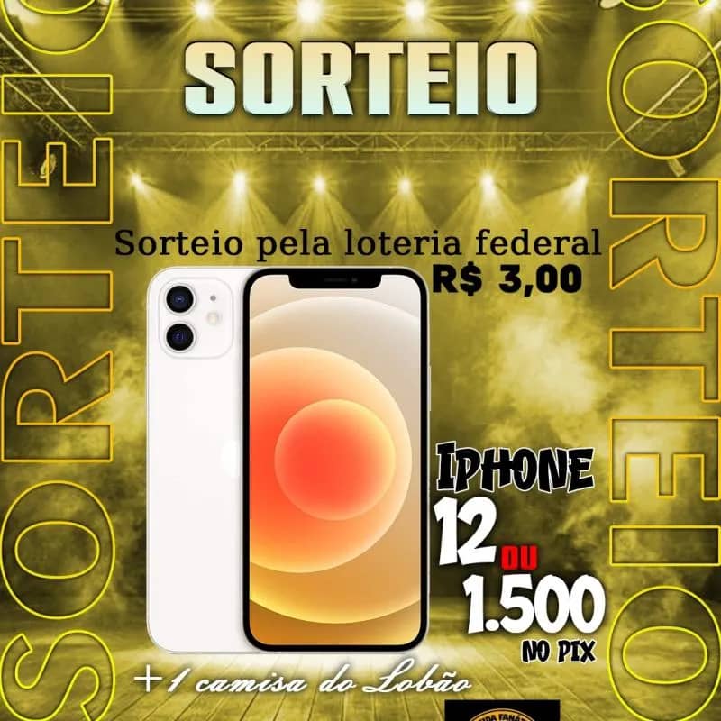 Imagem da campanha iPhone 12 ou 1500 no P!x