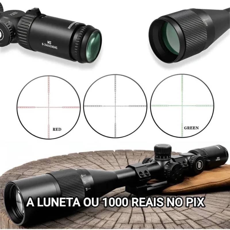 Imagem da campanha SUPER AÇÃO VALENDO Luneta Discovery Vt-r 6-24x42 Para Tiro De Longo Alcance