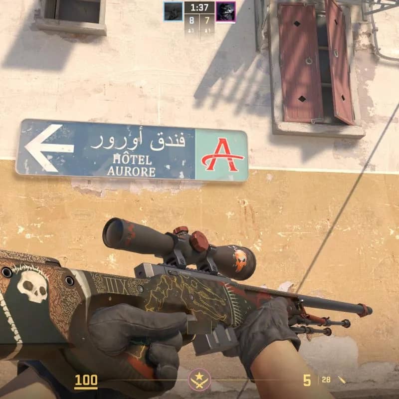 Imagem da campanha Venha participar da rifa para concorrer a 5 premiações em skins do CS2