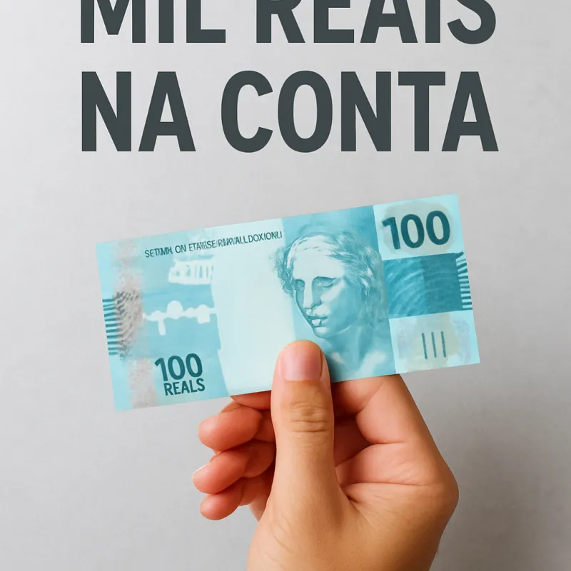 Imagem da campanha MIL REAIS NA CONTA