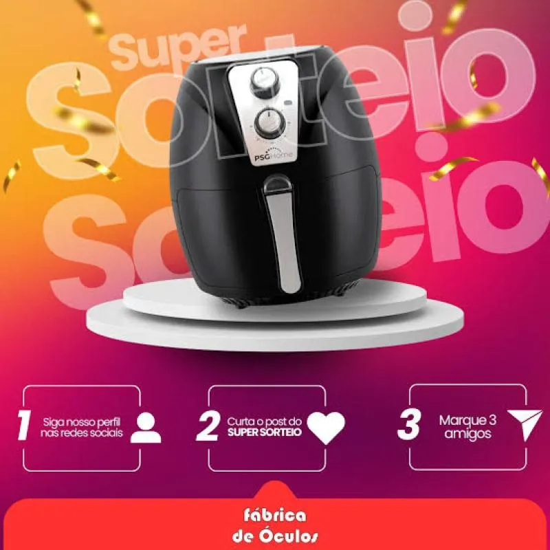 Imagem da campanha Fritadeira Air Fryer Forno Oven 12L, Mondial, 2200W - AFON-12L-BG