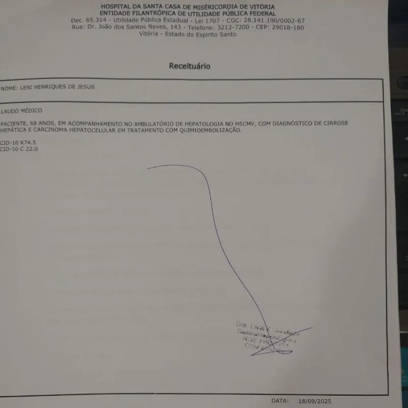 Imagem da campanha GESTOS QUE CURAM - RIFA EM PROL DE LENI HENRIQUES DE JESUS