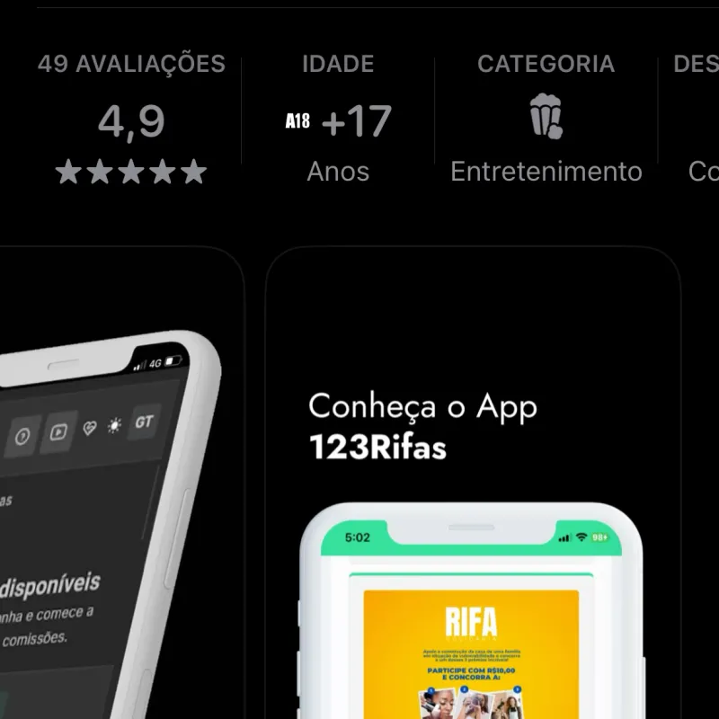 Imagem da campanha TESTE