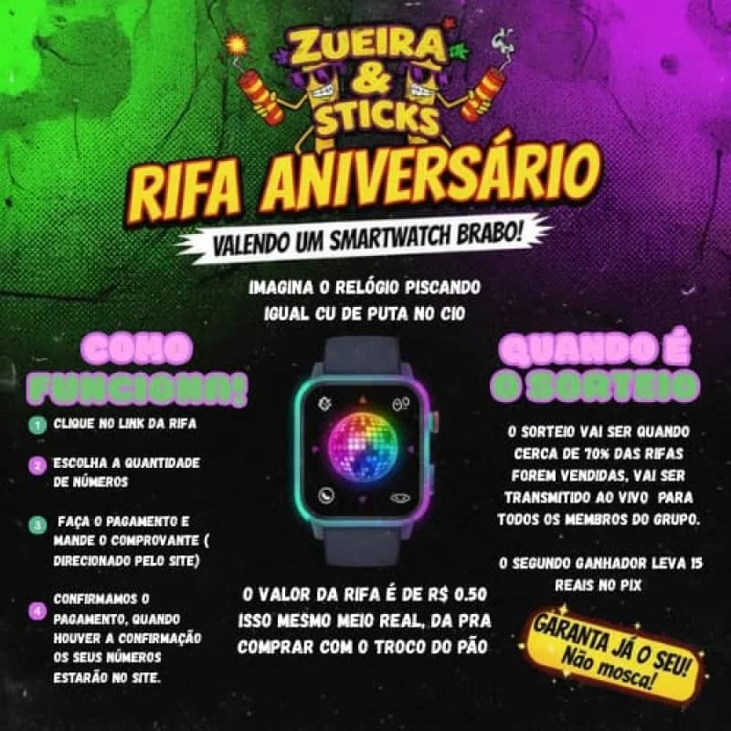 Imagem da campanha Rifa Do Grupo