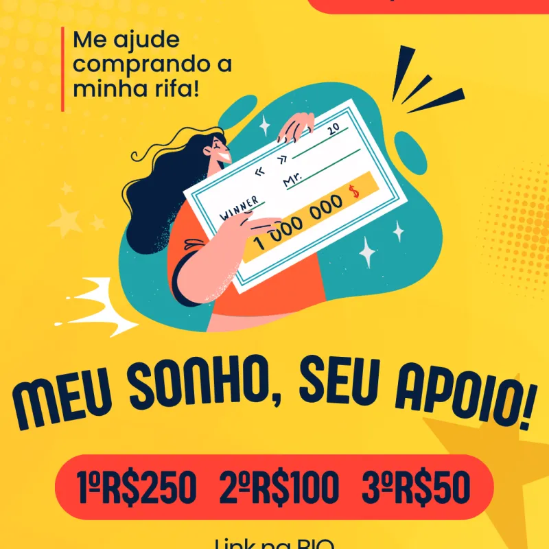 Imagem da campanha Meu Sonho, Seu Apoio