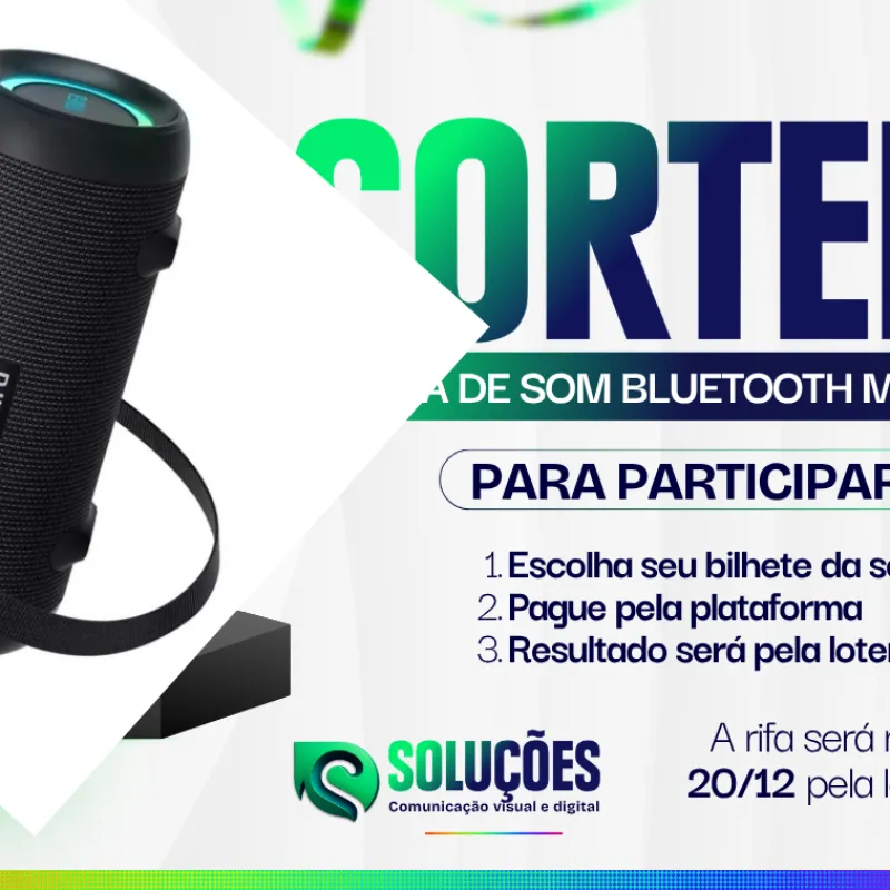 Imagem da campanha RIFA DIGITAL CAIXA DE SOM BLUETOOTH MIFA A90