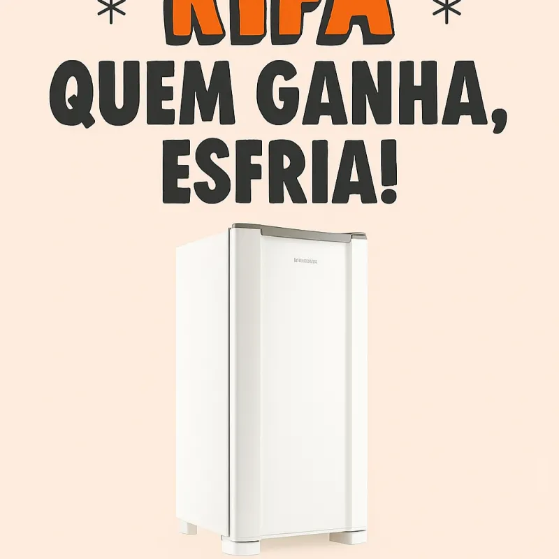 Imagem da campanha QUEM GANHA, ESFRIA!