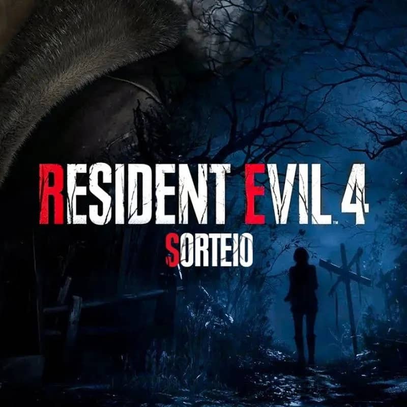 Imagem da campanha SORTEIO RE4 REMAKE - QUALQUER PLATAFORMA