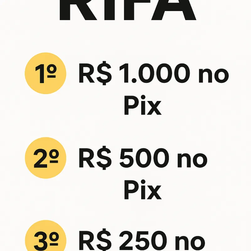 Imagem da campanha B Pix premiado