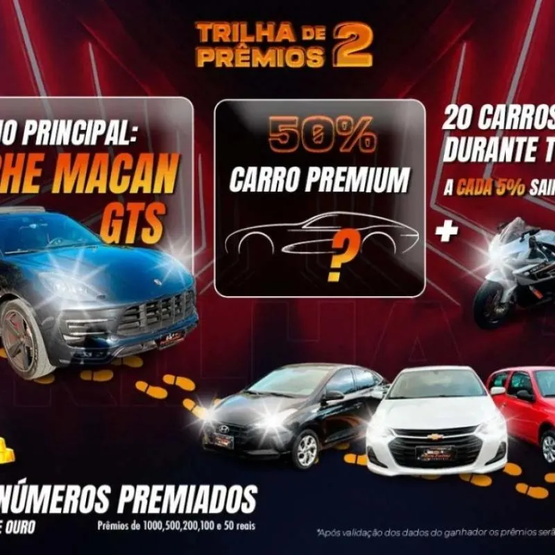 Imagem da campanha AÇÃO DO BEM TRILHA DE PRÊMIOS 2: CONCORRA A 20 CARROS, MOTOS E OURO