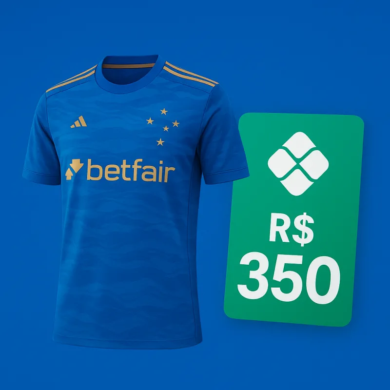 Imagem da campanha Camisa 3 oficial do cruzeiro ou R$350,00 no pix 🤑