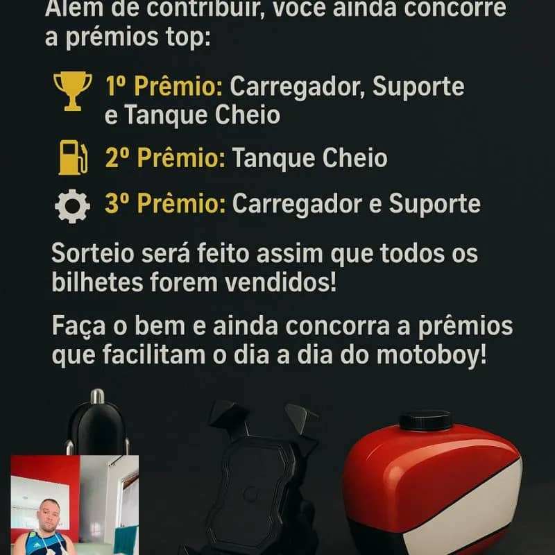 Imagem da campanha Kit motoboy