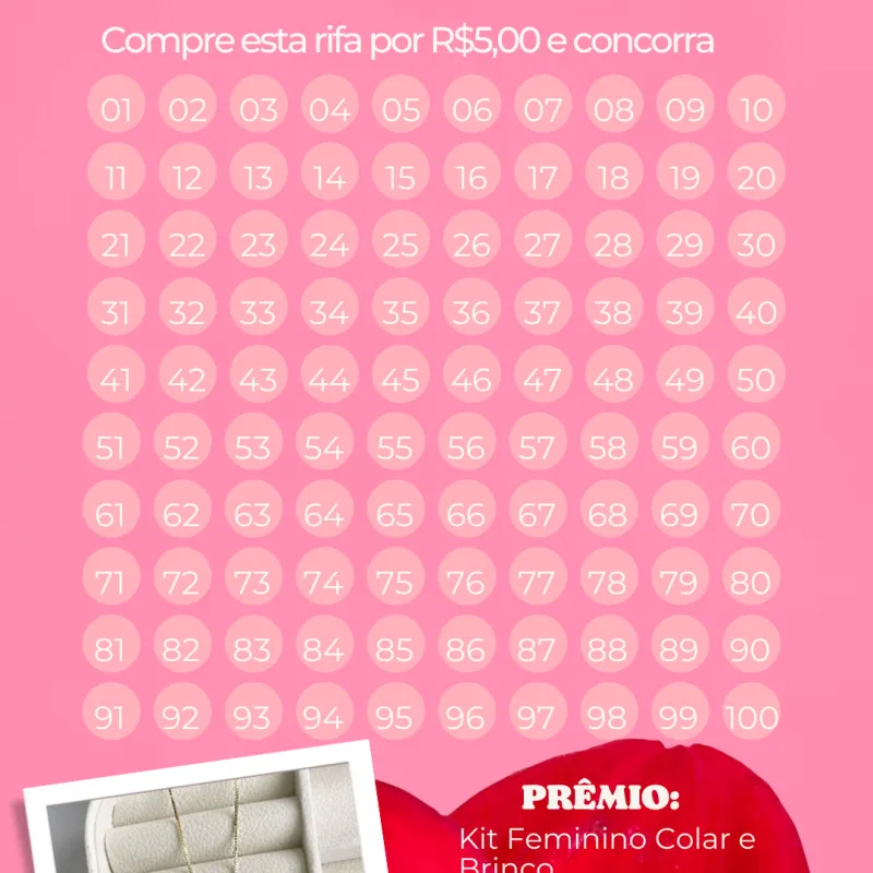 Imagem da campanha Rifa Solidária