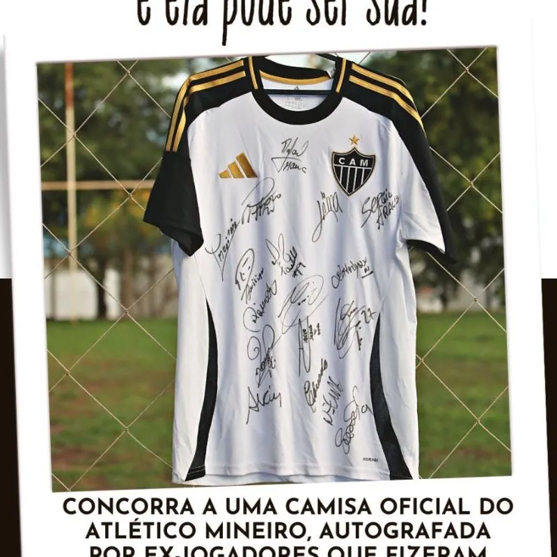 Imagem da campanha 🏆 Concorra a uma CAMISA OFICIAL DO ATLÉTICO MINEIRO, AUTOGRAFADA POR EX-JOGADORES QUE FIZERAM HISTÓRIA NO GALO!