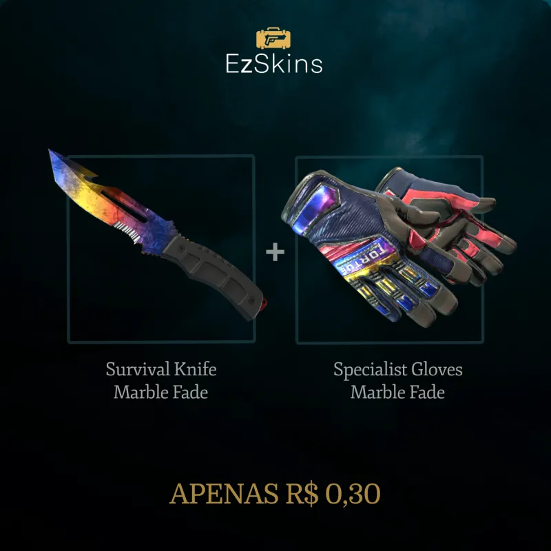 Imagem da campanha Kit Fade - Luva + Faca
