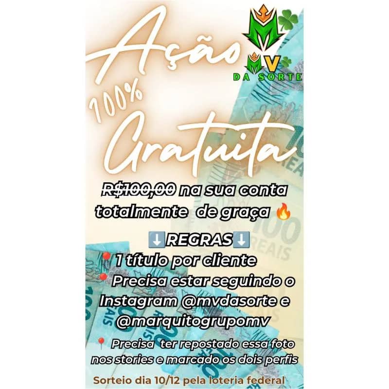 Imagem da campanha Ação gratuita