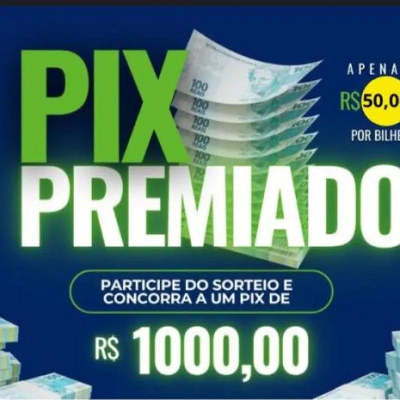 Imagem da campanha Pix premiado