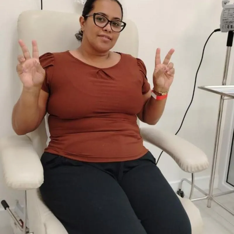 Imagem da campanha Rifa Solidária para custear tratamento oncológico Fabiane