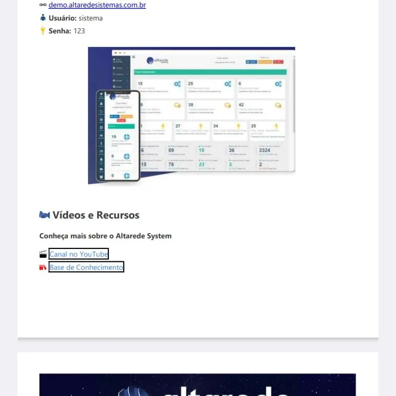 Imagem da campanha Iptv