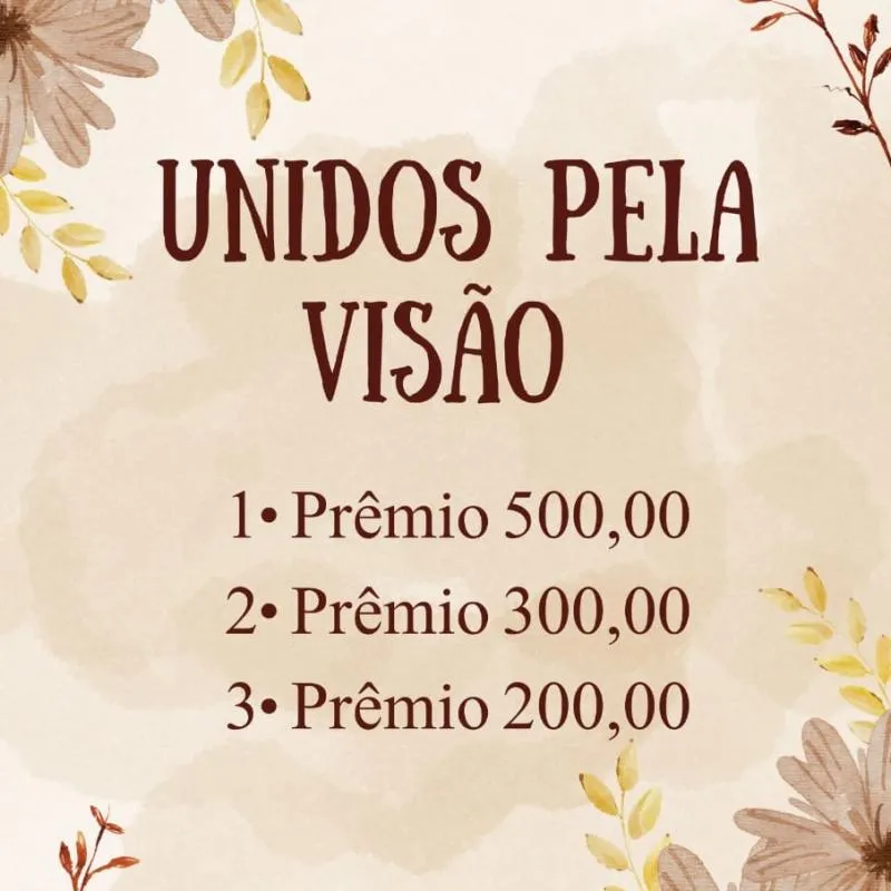 Imagem da campanha Unidos pela visão da Andreia Biano