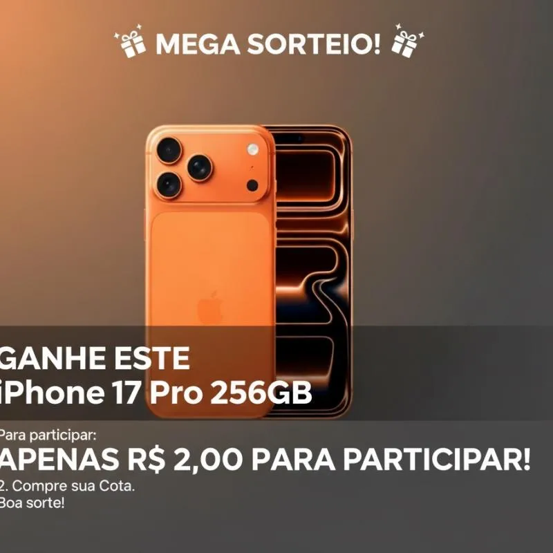 Imagem da campanha Iphone 17pro max