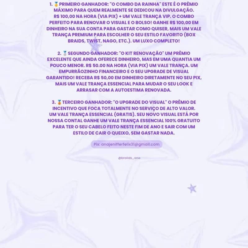 Imagem da campanha Mega Concurso de Engajamento