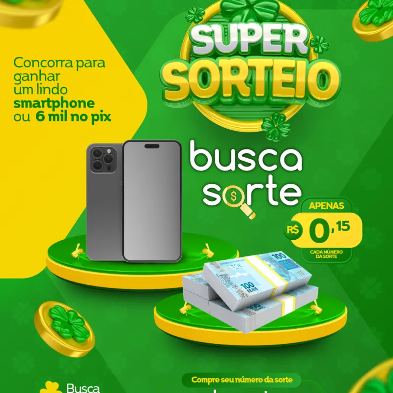 Imagem da campanha Ação - Iphone 17 pro ou 6K no pix