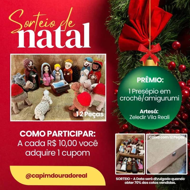 Imagem da campanha Sorteio de Natal - Artesã Zeledir Vila Real