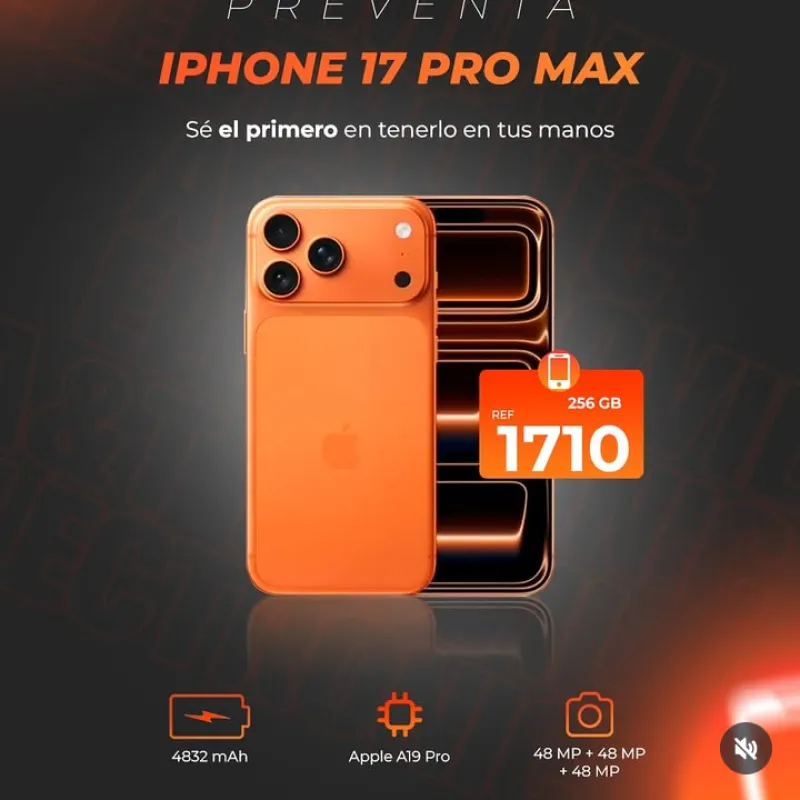 Imagem da campanha iPhone 17 pro Max ou 8k na tua conta