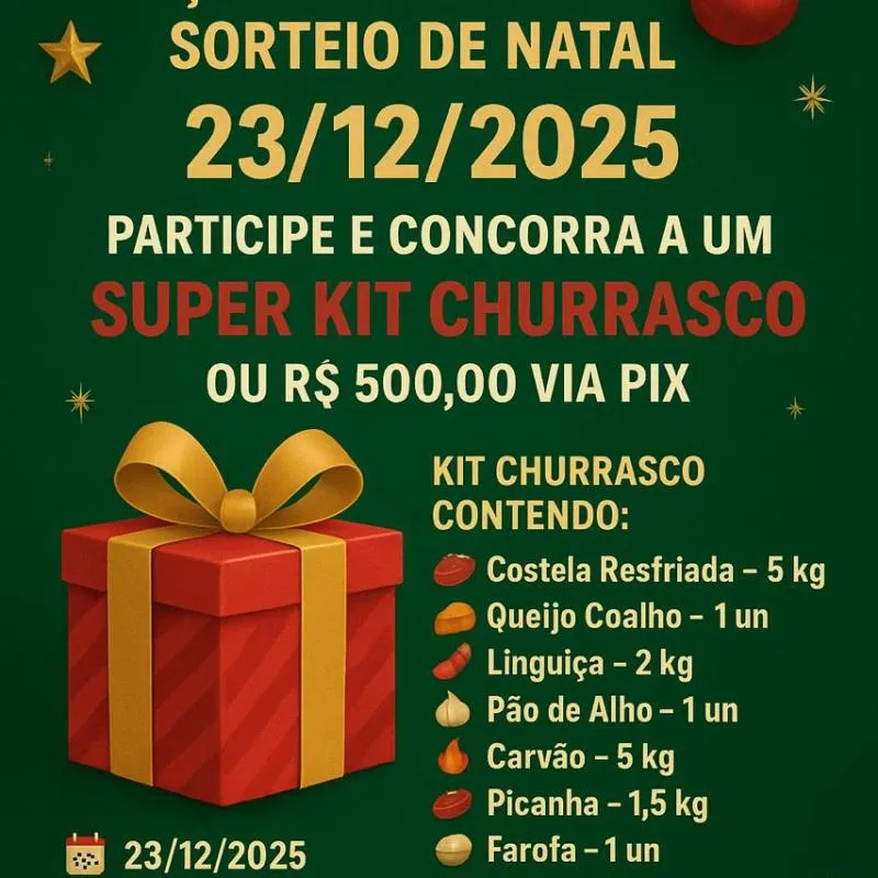 Imagem da campanha Ação Entre Amigos - Sorteio de Natal