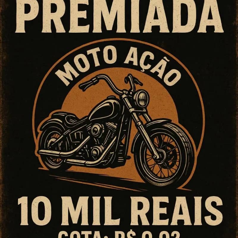 Imagem da campanha Moto Ação Premiada - 10K