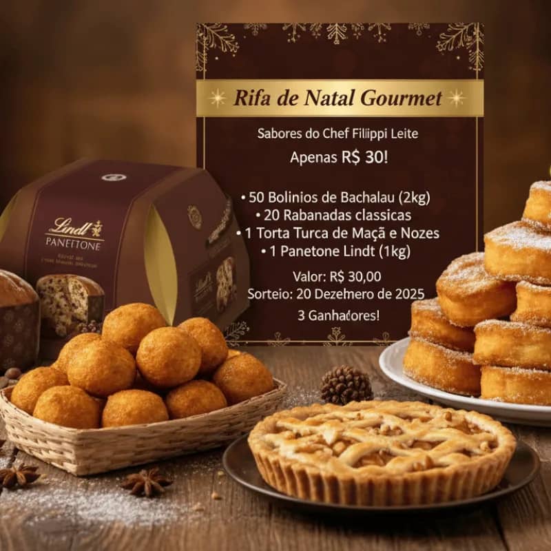 Imagem da campanha Cesta de Natal By Chef Filippi Leite