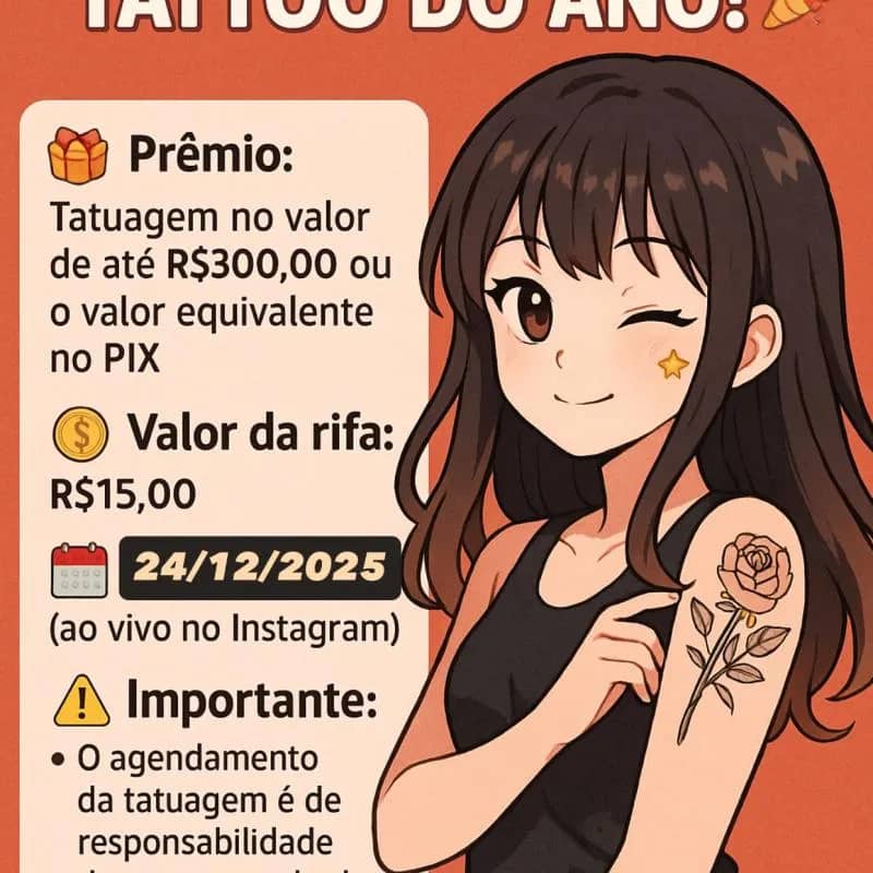 Imagem da campanha Tattoo Rifa