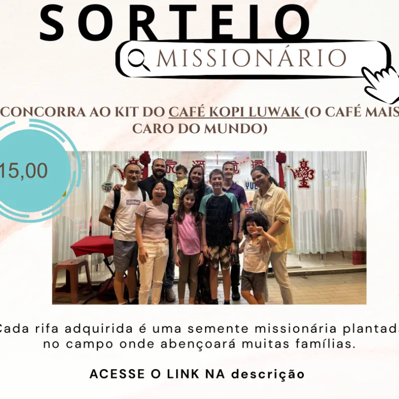 Imagem da campanha Servimos na Ásia há 1 ano e 3 meses servindo a igreja sofredora e apresentando o nosso salvador a aqueles que nada ouviram.