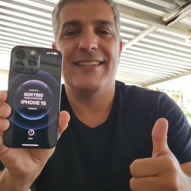 Imagem da campanha Rifa Ailton Mirandinha IPHONE 15