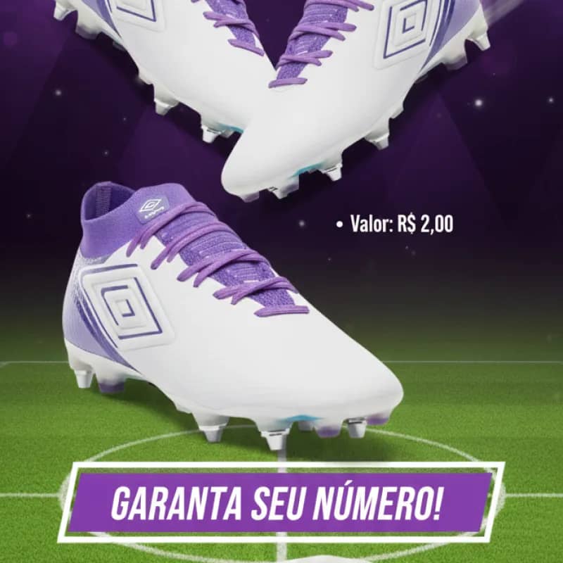 Imagem da campanha Ação Chuteira UMBRO TOPSPEED 💎 PRO