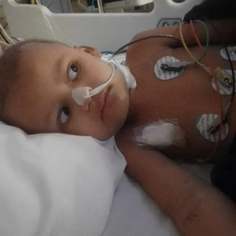 Imagem da campanha Ajuda ao Deny lohan