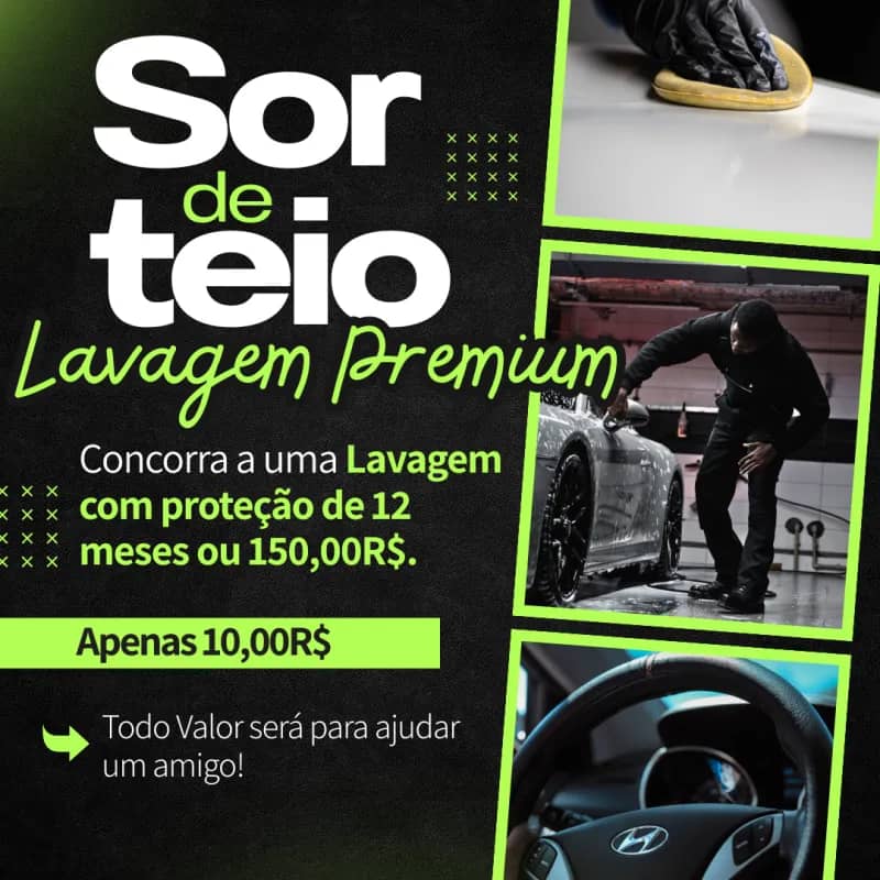 Imagem da campanha Sorteio para o Amigo!