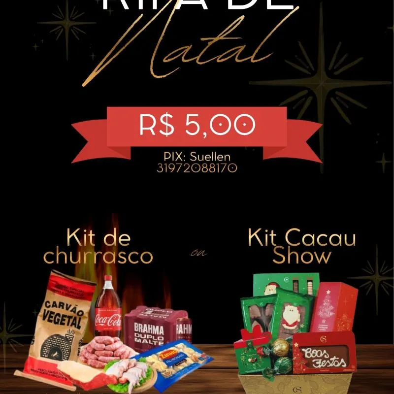 Imagem da campanha RIFA DE NATAL